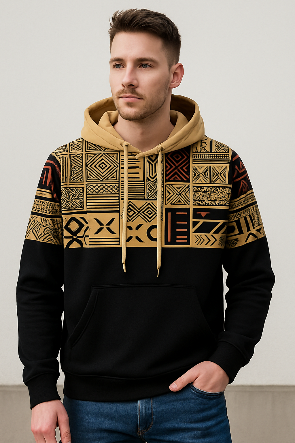 Tribal Geometry Hoodie
