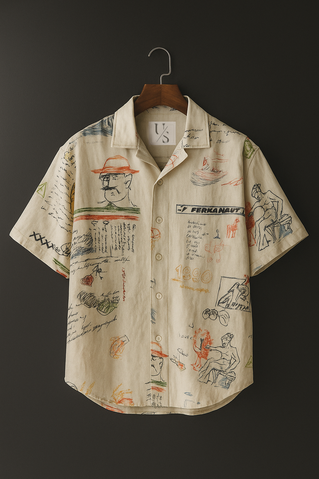 Printed Oversize Shirt