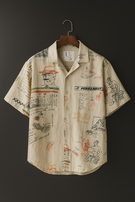Printed Oversize Shirt
