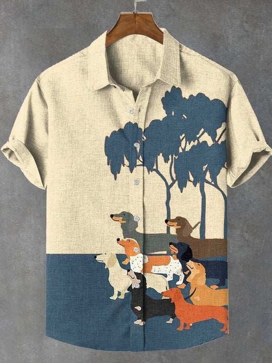 Printed Oversize Shirt