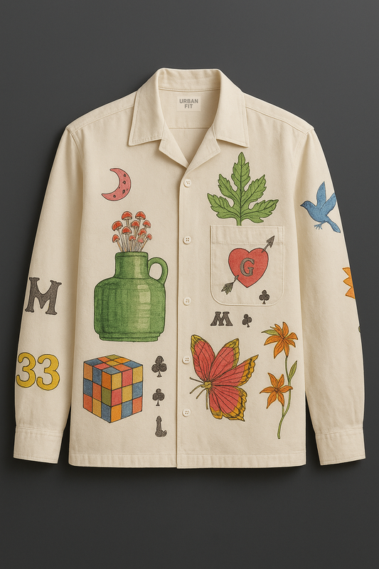 Printed Oversize Shirt