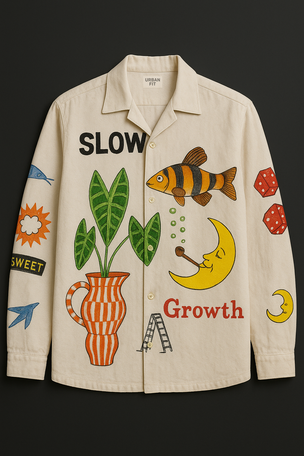 Printed Oversize Shirt