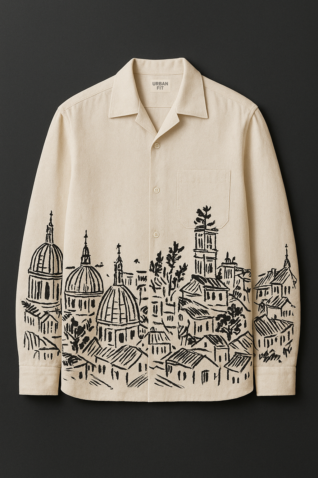 Printed Oversize Shirt
