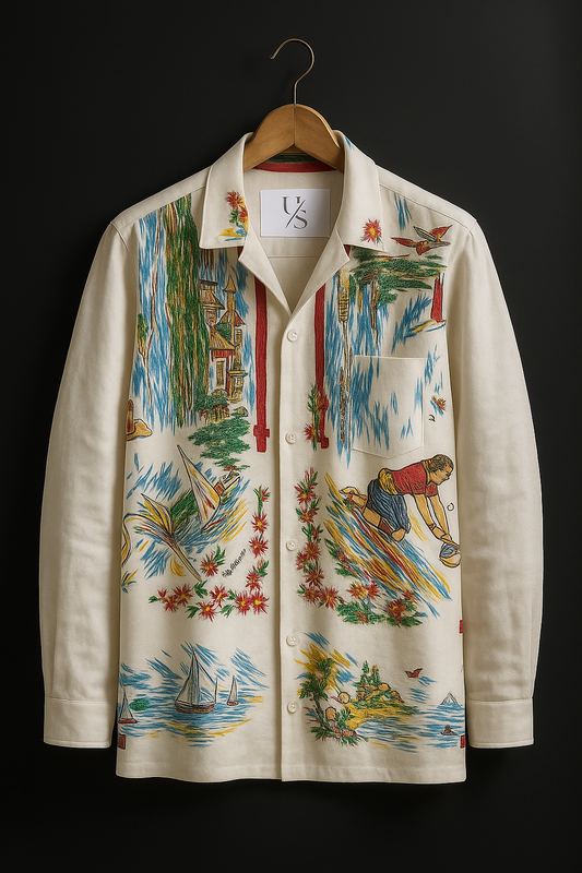Printed Oversize Shirt