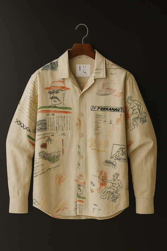 Printed Oversize Shirt