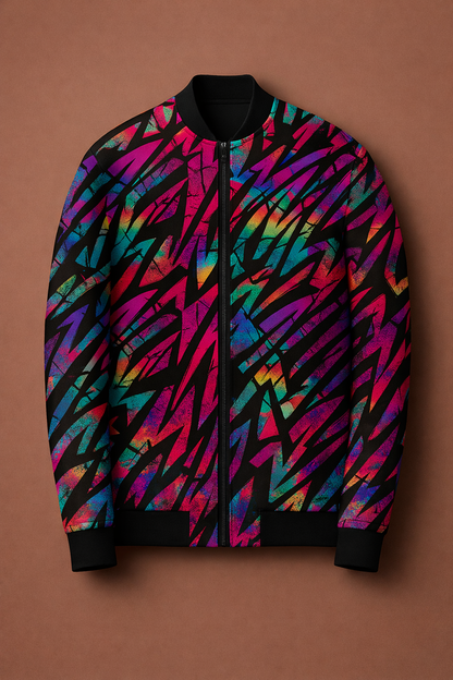 Neon Abstract Bomber