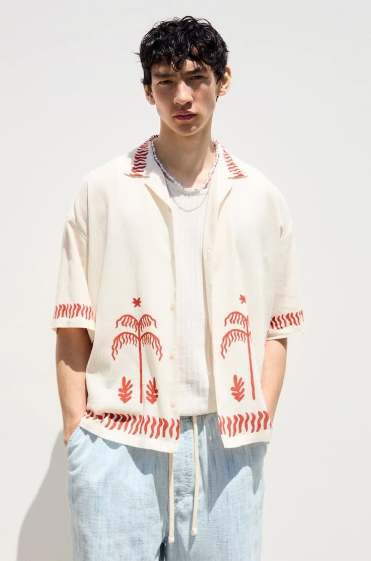 Printed Oversize Shirt
