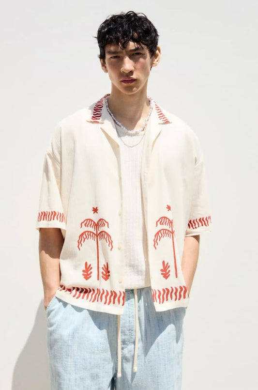 Printed Oversize Shirt