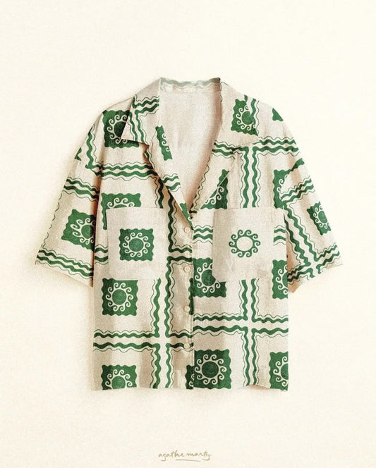 Printed Oversize Shirt
