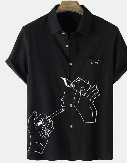 Printed Oversize Shirt