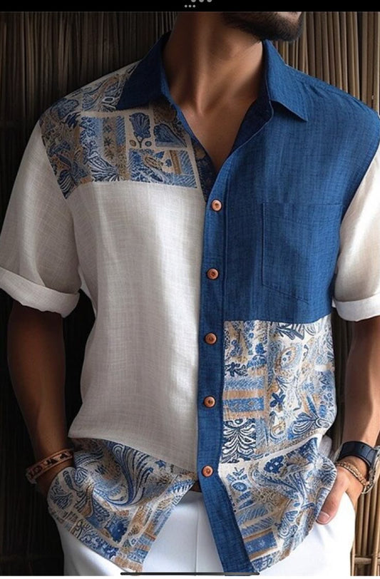 Printed Oversize Shirt