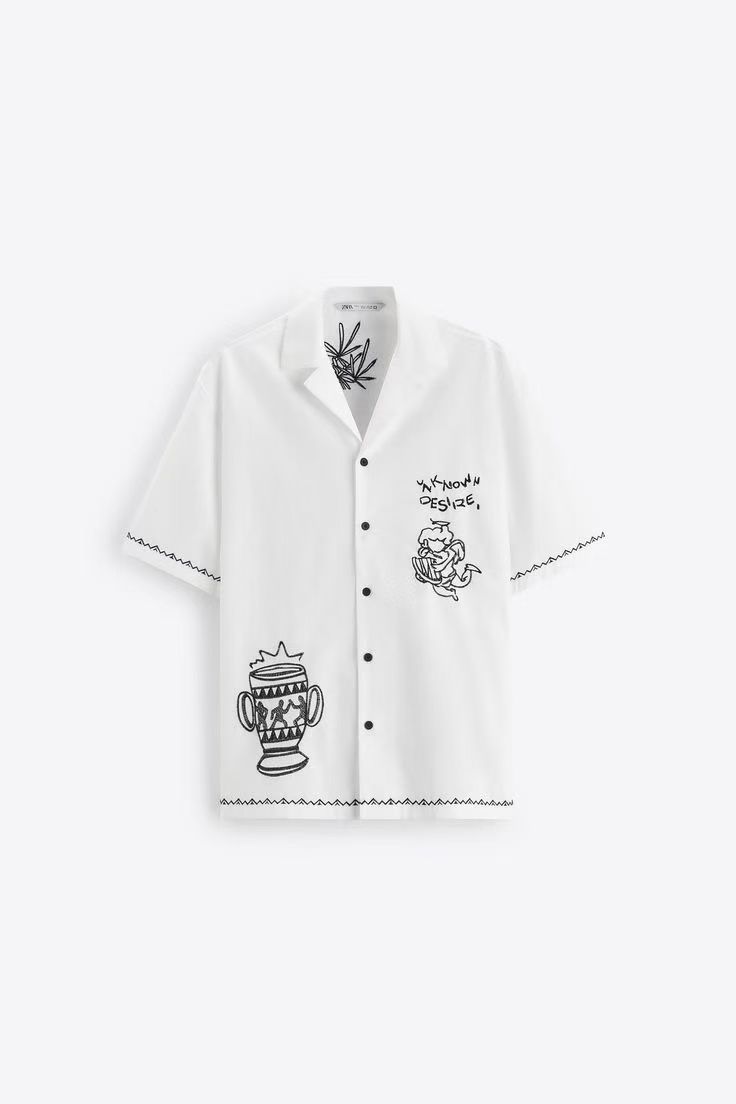 Printed Oversize Shirt