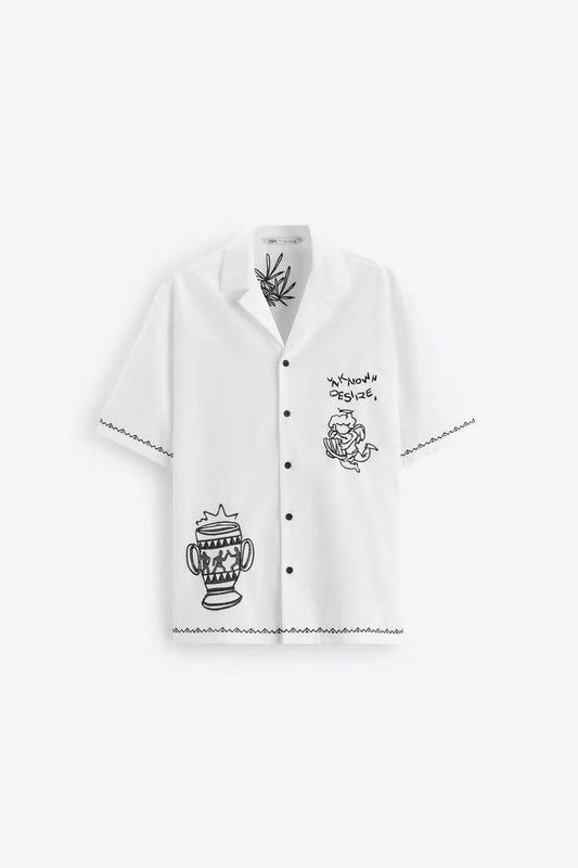 Printed Oversize Shirt